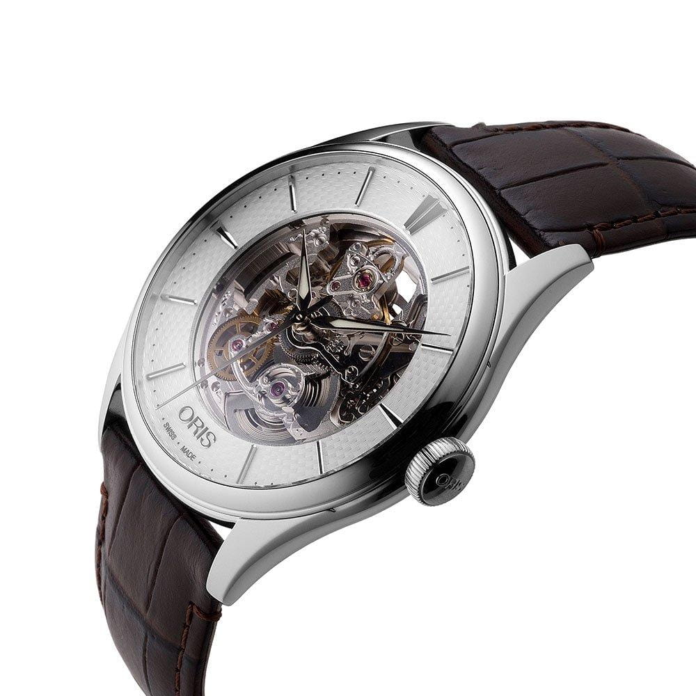 Oris Oris Artelier 01 734 7721 4051-07 5 21 65FC , наручные мужские часы фото под углом